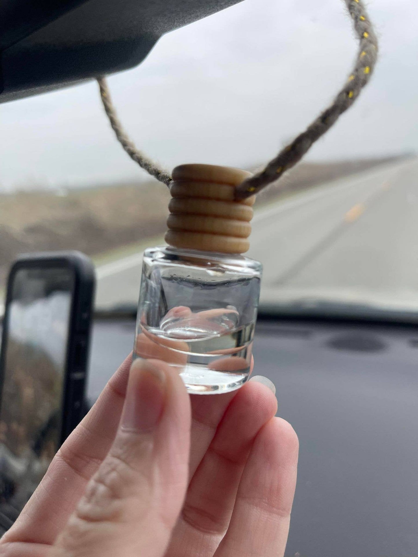 Black Ice Hanging Car Freshener Diffuser