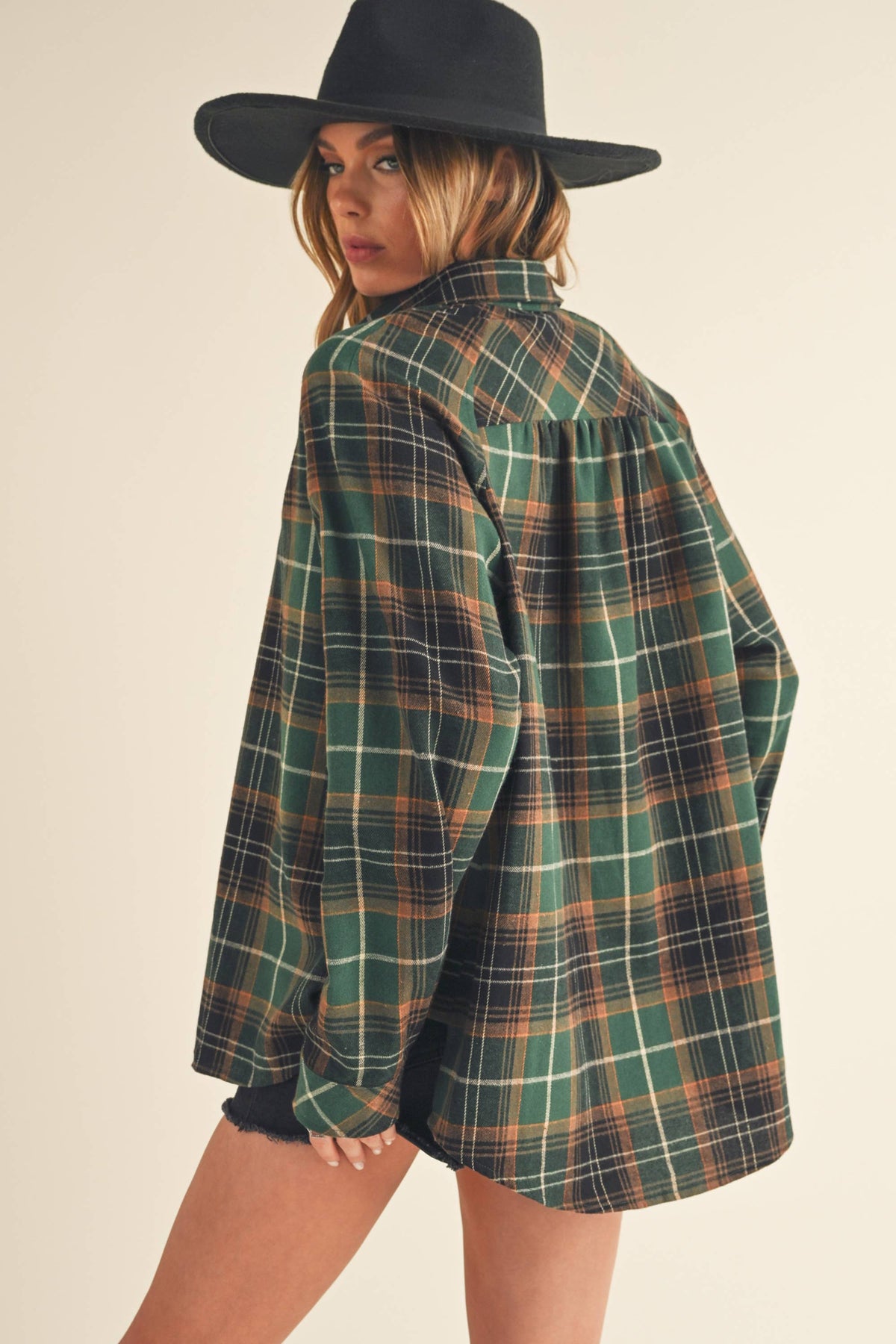 Katie Plaid Flannel Shirt
