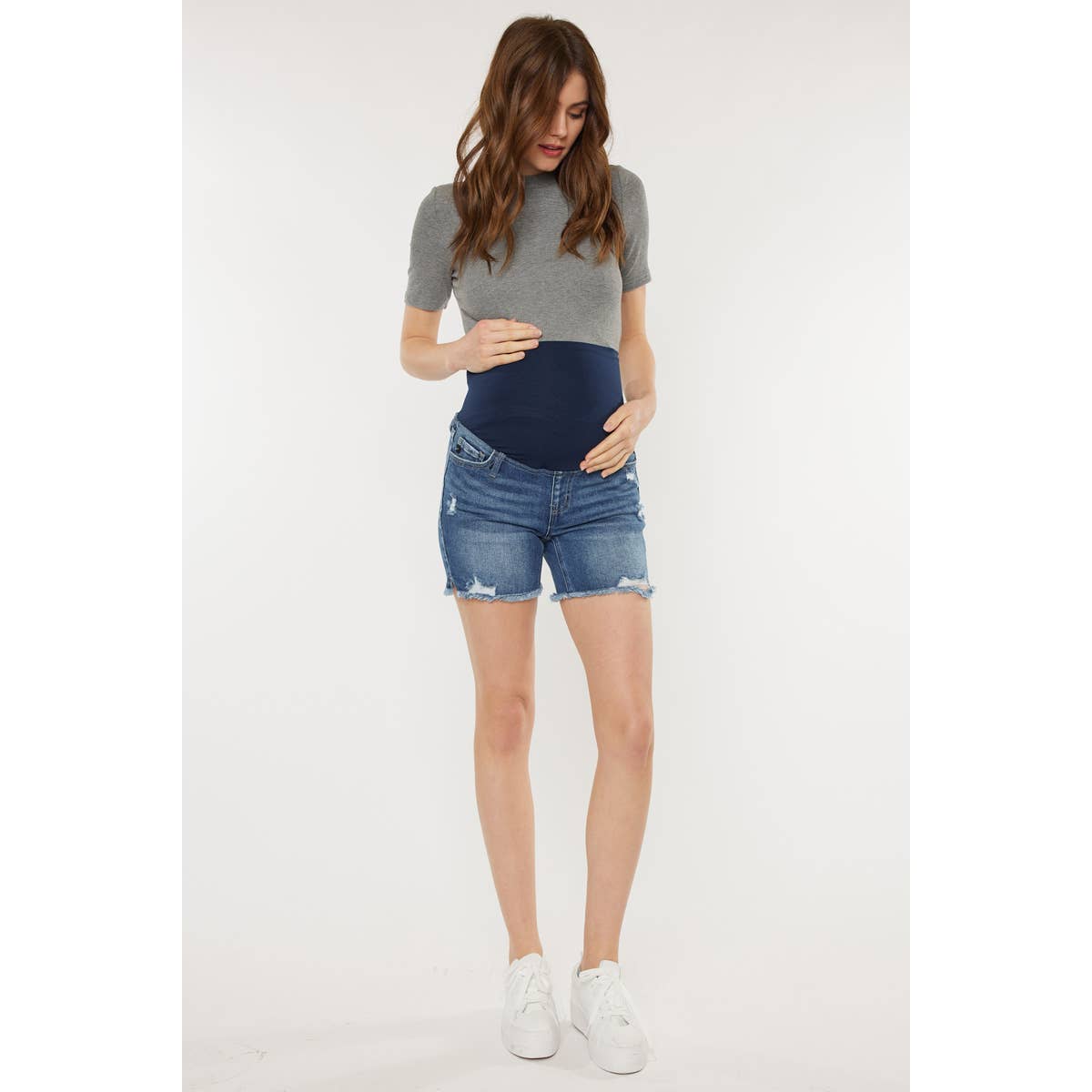 Maternity Denim Shorts