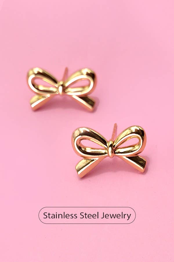 Bow Stud Earrings