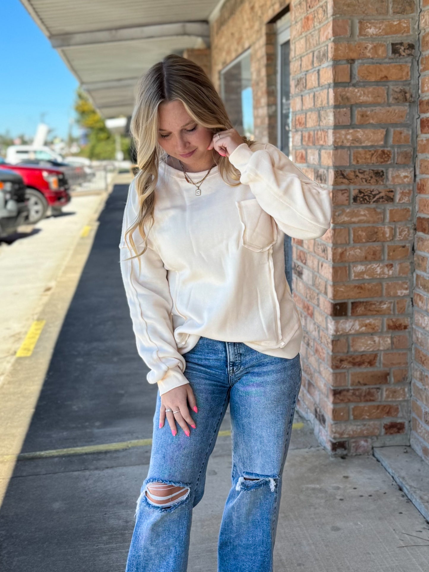 Terry Oversized Top