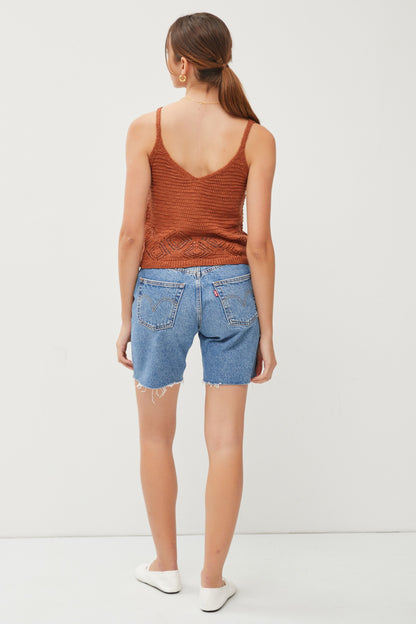 Finding Perfect Knit Tank | Brown