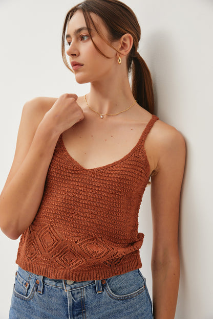 Finding Perfect Knit Tank | Brown