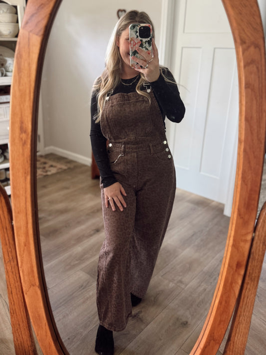 Rory Leopard Overalls