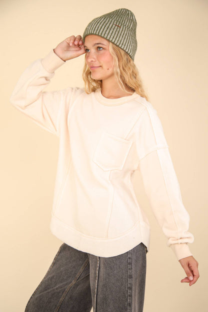 Terry Oversized Top