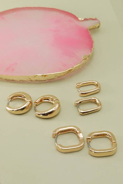 Mini Hoop Earring Set