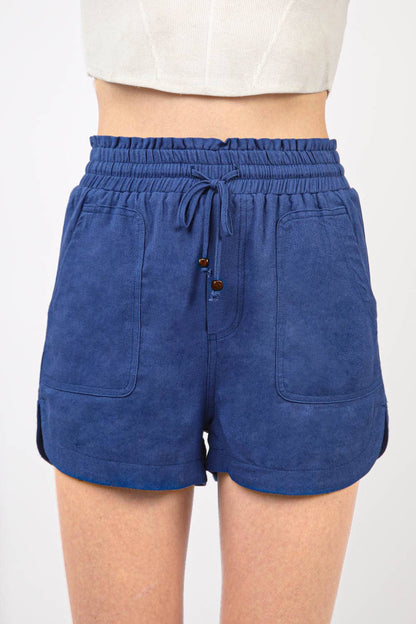 Breezy Linen Shorts | Blue