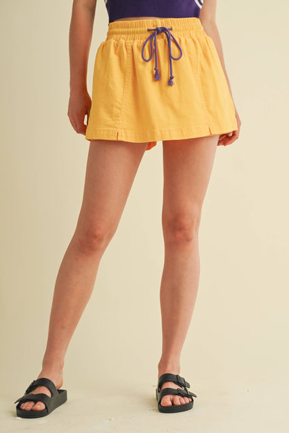 Game Day Denim Skort