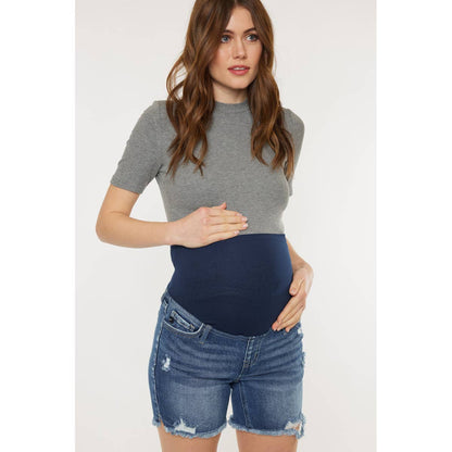 Maternity Denim Shorts