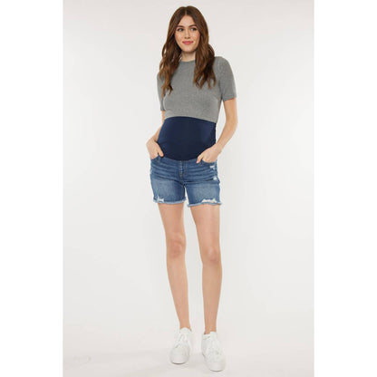 Maternity Denim Shorts