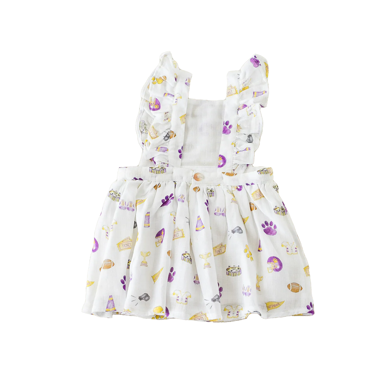 Let's go Tigers Organic Muslin Dress