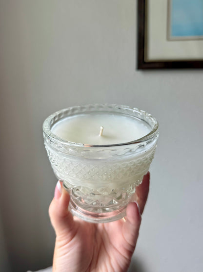 Vintage Glass Sugar Bowl - Sweet Grace