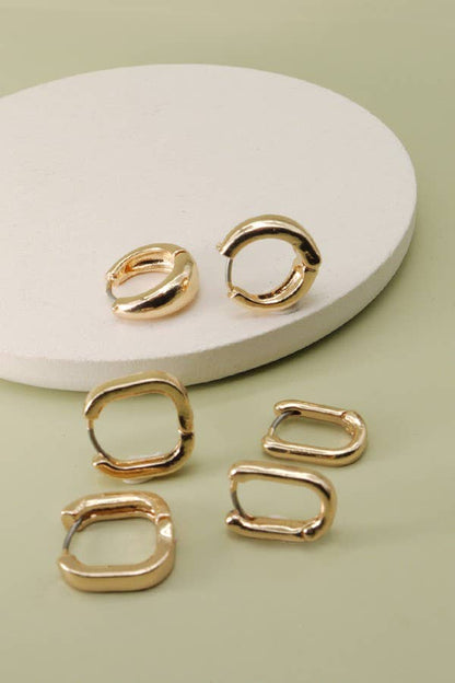 Mini Hoop Earring Set