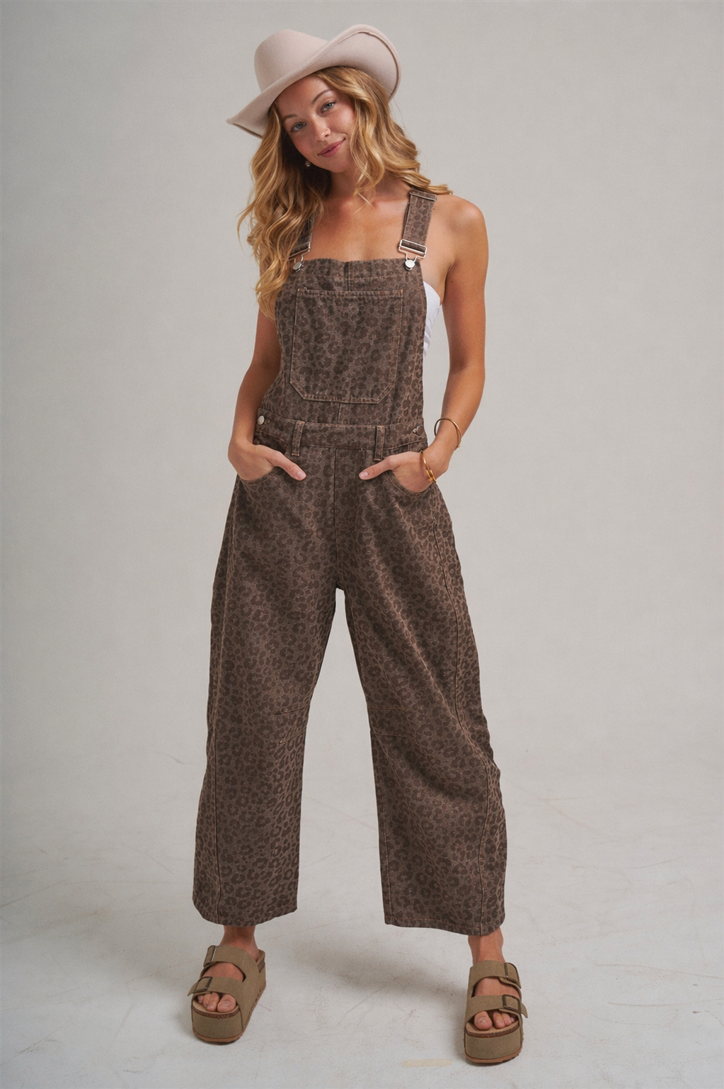 Rory Leopard Overalls