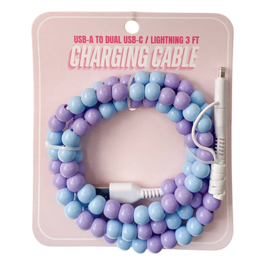 Charging Cable - Purple & Blue