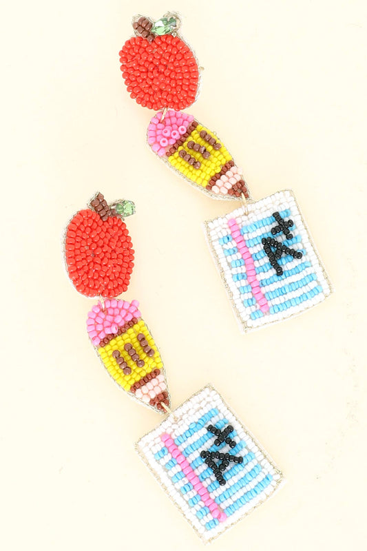 Paper & Pencil Teacher Appreciation Earrings