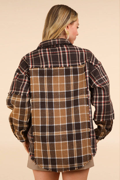 Plaid Shacket Jacket