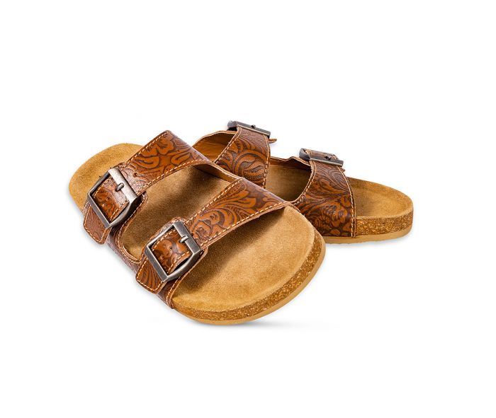 Maggie Hand-tooled Sandals